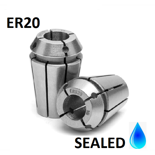 6.0mm ER20 SEALED Standard Accuracy Collets (10 micron)